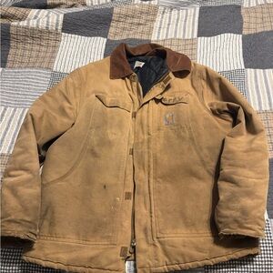 Carhartt Men's Tan Work Jacket xl vintage